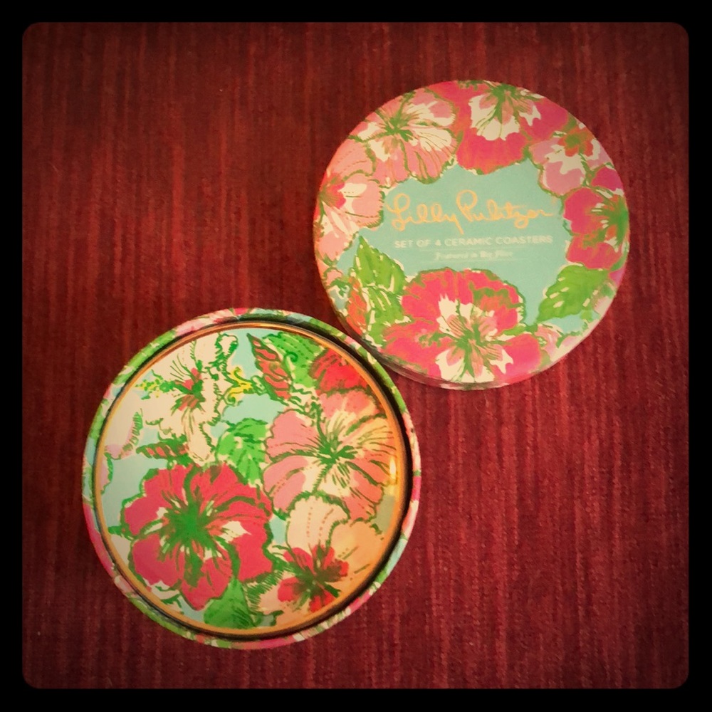 New Lilly Pulitzer Ceramic Coasters